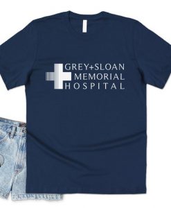 Grey and Sloan Memorial Hospital T-shirt Top Shirt Tee Funny Grey's Anatomy Gift