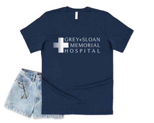 Grey and Sloan Memorial Hospital T-shirt Top Shirt Tee Funny Grey's Anatomy Gift