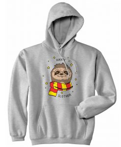 Hairy Slother Hoody Hoodie Top Fashion Funny Cute Harry Sloth Wizard