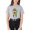 Hard Core T-shirt Top Shirt Tee Fashion Funny Avocado Rock and Roll