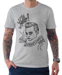 Hello I'm Johnny Cash T-Shirt, Women's and Men's Sizes