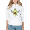 Holy Guacamole Hoody Hoodie Top Fashion Funny Vegan Avocado Angel