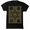 INTERIORS Waking Dream Psychedelic Form Constants Tripping Hexagonal Patterns TShirt