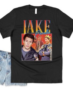 Jake Peralta Homage T-shirt Top Shirt Tee Funny Brooklyn Nine Show 90's 80's