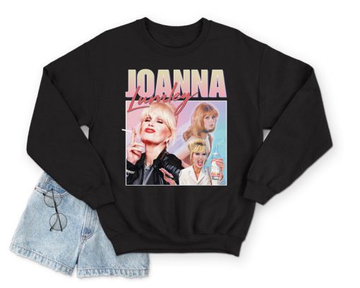 Joanna Lumley Homage Sweatshirt Jumper Funny Gift UK Film TV Icon Retro 80's 90's Vintage