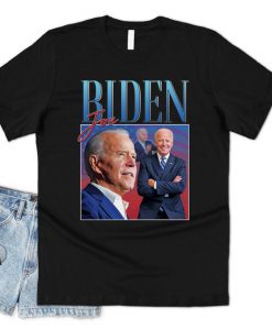 Joe Biden Homage T-shirt Top Shirt Tee USA American Election President Campaign Retro 90's Democratic