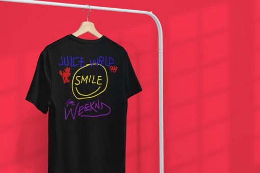 Juice WRLD and The Weeknd Smile Shirt back