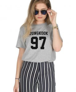 Jungkook 97 T-shirt Top Shirt Tee Fashion KPOP Band Fangirl Jungshook