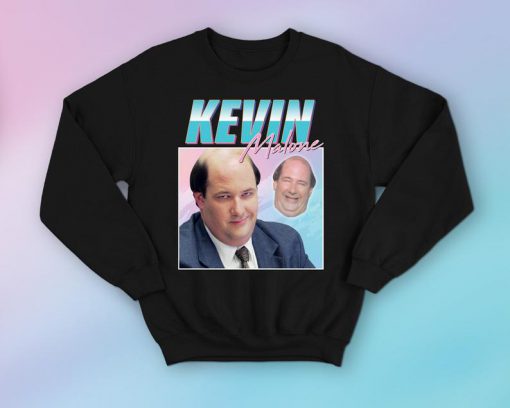 Kevin Malone Homage Sweatshirt Jumper Funny Office TV Show Retro 90's Vintage Men's Women's