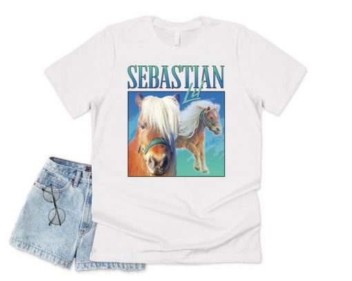 Lil Sebastian Homage T-shirt Top Shirt Tee Funny Parks and Recreation Show 90's 80's Rec