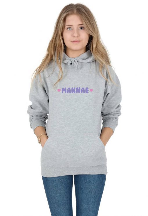 Maknae Hoody Hoodie Top Fashion Blogger Kpop Slogan Kawaii