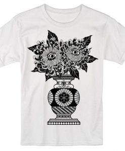 Men's PSYCHIC GARDENS Sacred Geometry Psychedelic Chrysanthemums Shirt Hex Appeal Clothing