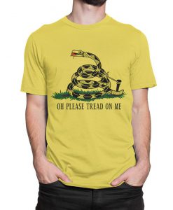 Oh Please Tread On Me Libertarian Flag T-Shirt