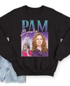 Pam Beesley Sweatshirt Jumper Funny Gift The US Office Icon Retro 80's 90's Michael Scott