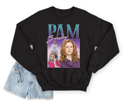 Pam Beesley Sweatshirt Jumper Funny Gift The US Office Icon Retro 80's 90's Michael Scott