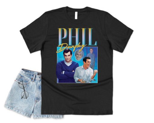 Phil Dunphy Homage T-shirt Top Shirt Tee Funny Modern TV Show 90's 80's