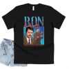 Ron Swanson Homage T-shirt Top Shirt Tee Funny Parks and Rec TV Icon 90's 80's