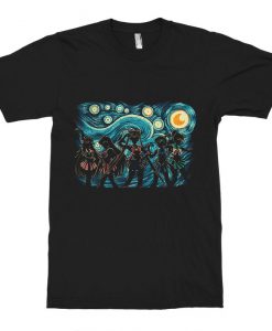 Sailor Moon and Van Gogh's Starry Night T-Shirt, Women's and Men's Sizes