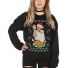 Salt Bae Christmas Sweatshirt Sweater Jumper Top Xmas Festive Snow Turkey Funny