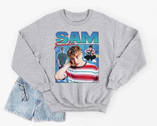 Sam Fender Homage Sweatshirt Jumper Retro 90's Party Vintage Men's Women's