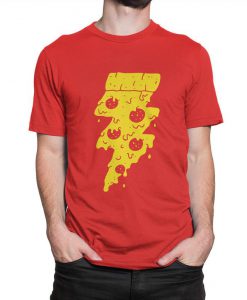 Shazam Pizza Logo T-Shirt