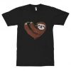 Sloth Heart Graphic T-Shirt, Women's and Men's Sizes