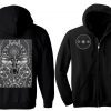 TRAVELLER Hoodie Men's and Women's Geometric Cosmic Space Black Twoside