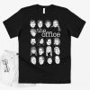 The US Office Character Faces T-shirt