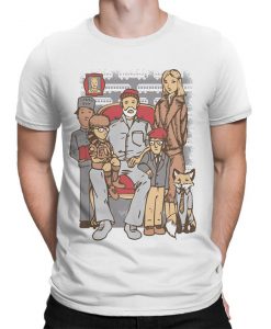 Wes Anderson Movie Heroes T-Shirt