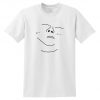 Yoongi Sleeping T-shirt Top Tee Line Art Funny Drawing Meme Suga Army Kpop Kawaii