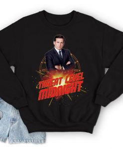 Threat Level Midnight Michael Scott Sweatshirt