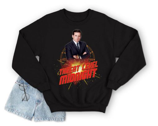 Threat Level Midnight Michael Scott Sweatshirt