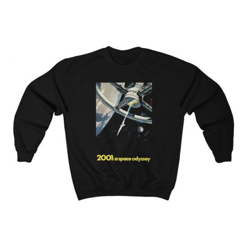 2001 A Space Odyssey (1968) Poster Sweatshirt, 60s Sci-Fi Movie, Adult Mens & Womens Jumper