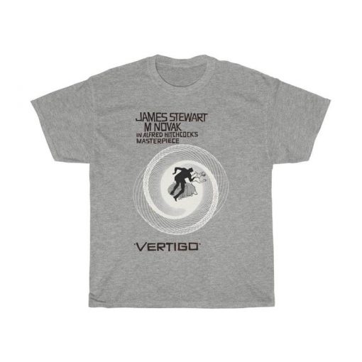 Alfred Hitchcock's Vertigo (1958) Tee, Mystery Thriller Movie, Adult Mens Womens T-Shirt