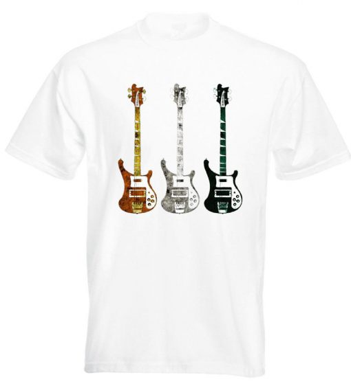 Bass Guitar Full Colour T Shirt