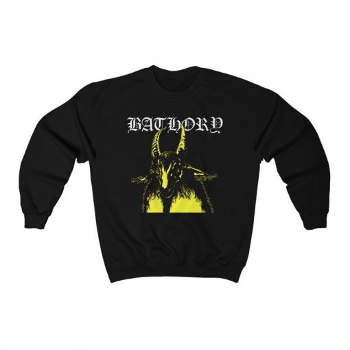 Bathory Logo Unisex Sweatshirt, Bathory Extreme Metal Band Merch