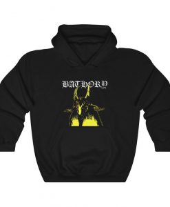 Bathory Unisex Hoodie, Bathory Extreme Metal Band Merch