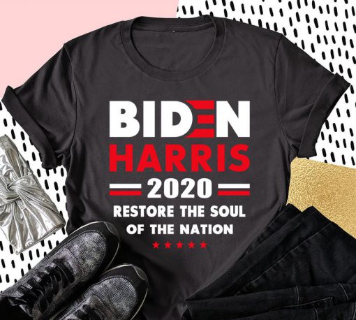 Biden Harris 2020 Restore The Soul Of The Nation T-Shirt, Byedon 2020 Shirt, Joe Biden 2020, Funny Democrat Shirt, Election 2020 T-Shirt