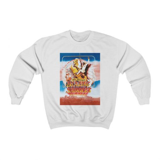 Blazing Saddles (1974) Retro Movie Sweatshirt, Mel Brooks Film, Mens and Womens