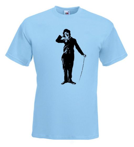 Charlie Chaplin T Shirt Laurel and Hardy Buster Keaton