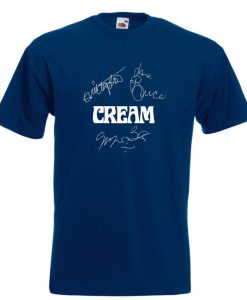 Cream Clapton Autograph T Shirt Eric Clapton Jack Bruce Ginger Baker