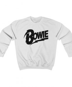 David Bowie Black Logo Unisex Sweatshirt, David Bowie Jumper