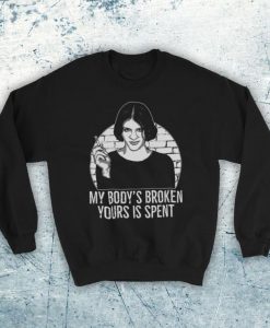 Every You Every Me Brian Molko Rock Band My Body's Broken Unofficial Unisex Sweatshirt