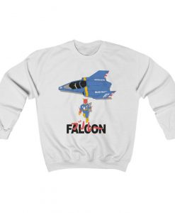 F-Zero Blue Falcon Sweatshirt, Captain Falcon, Womens Mens Sweater