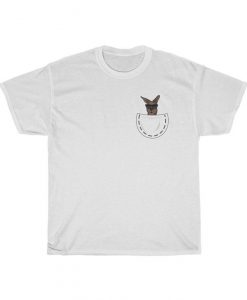 Funny Kangaroo T-Shirt, Cute Animal Pocket Tee, Kangaroo T-Shirt