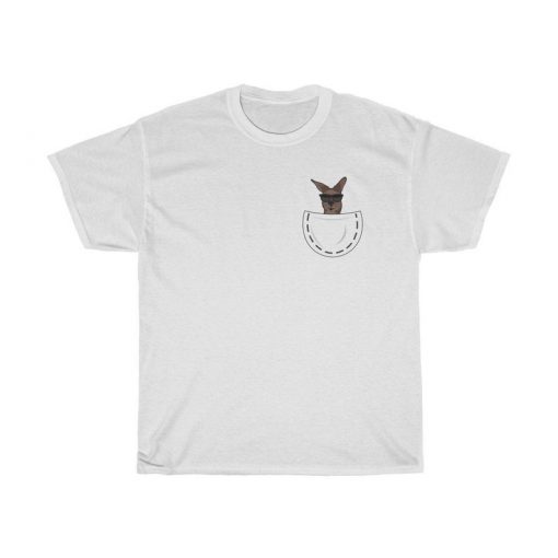 Funny Kangaroo T-Shirt, Cute Animal Pocket Tee, Kangaroo T-Shirt