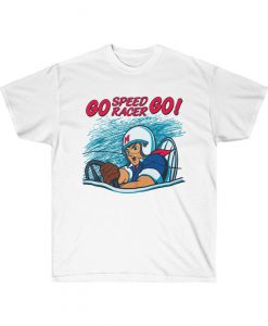 Go Speed Racer Go T-Shirt, Retro Speed Racer Tee, Mens and Womens Top