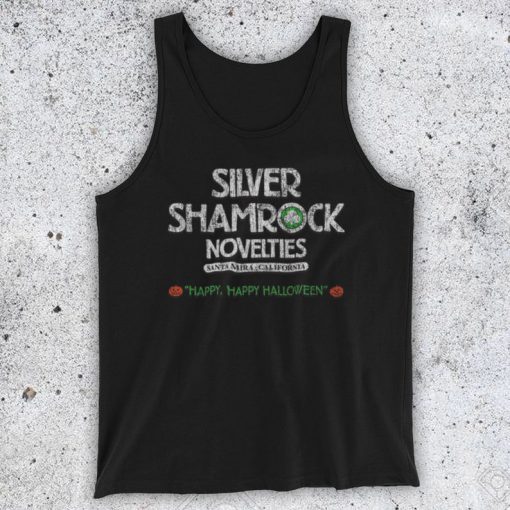 Halloween 3 Silver Shamrock Novelties Myers Horror Movie Unofficial Unisex Tank Top