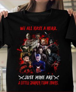 Halloween Horror Movie Killers, Scary Shirt, Nightmare Movie Characters Gift Horror Squad, Horror Friends, Villains Shirt Gift For Men Women