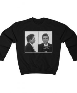 Johnny cash Mugshot Sweater, Johnny Cash Sweatshirt